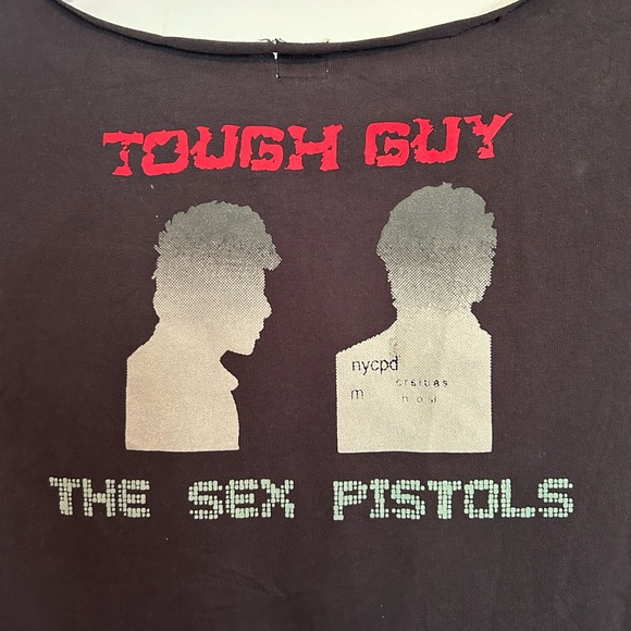 Rare Vintage Sid Vicious The Sex Pistols Graphic T-Shirt Size XL Punk Mugshot - Picture 5 of 10
